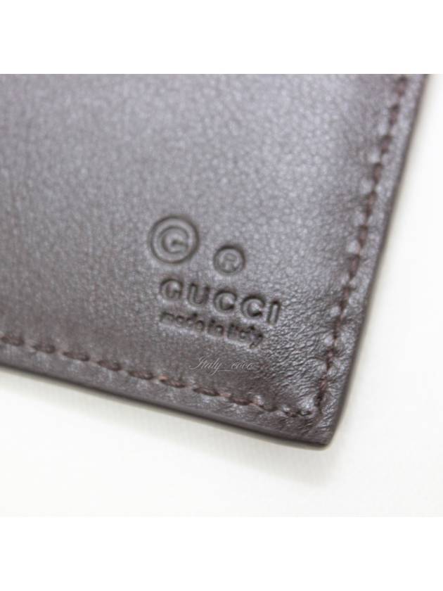 Micro GG Ssima Bifold Wallet Brown - GUCCI - BALAAN 9