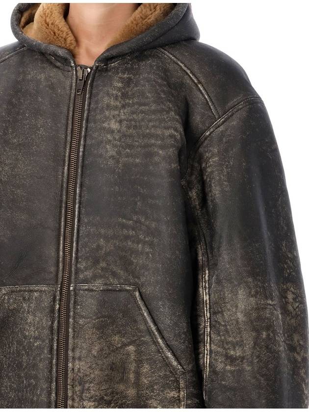 Balenciaga Hooded Shearling Bomber - BALENCIAGA - BALAAN 3