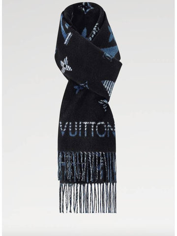 Shawl LV Galaxy Tartan Scarf Wool M94800 - LOUIS VUITTON - BALAAN 1