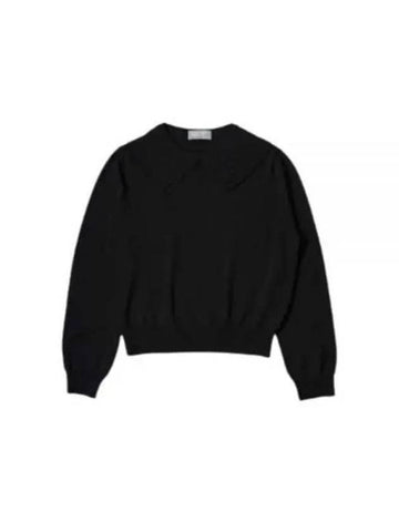 Sweater WOKN0480S24ILT BLK Black - MARGARET HOWELL - BALAAN 1