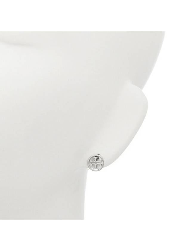 Miller Stud Earrings Silver - TORY BURCH - BALAAN 4