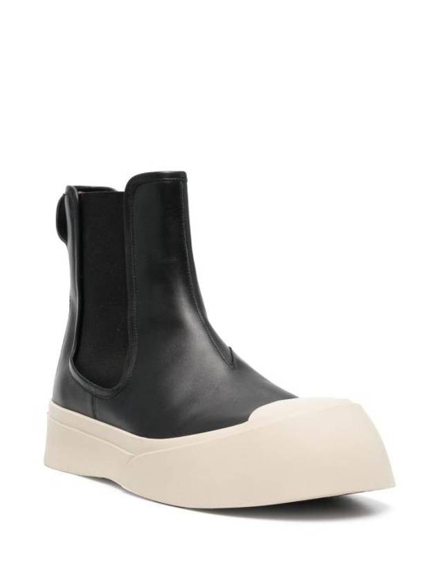 PABLO Nappa Leather Chelsea Boots Black - MARNI - BALAAN 2