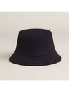 CALVI MILANO Bucket Hat Noir H241085N 5H - HERMES - BALAAN 2