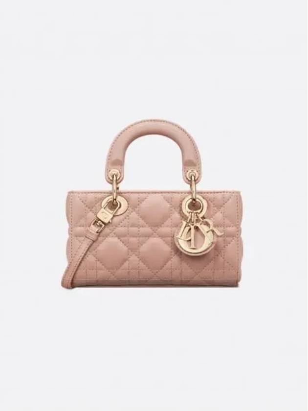 Lady D Joy Cannage Lambskin Micro Tote Bag Pink - DIOR - BALAAN 2