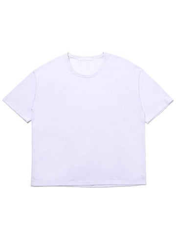 Oversized Silket Scoop Neck TShirt White - C WEAR BY THE GENIUS - BALAAN 1