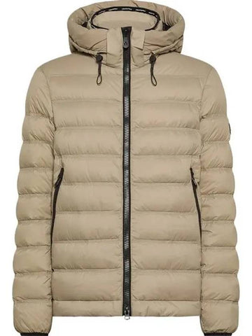 BOGGS CJ 03 Hooded Down Jacket Beige - PEUTEREY - BALAAN 1