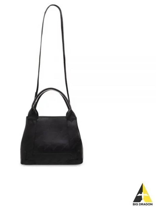 Navy XS Embossed Logo Tote Bag Black - BALENCIAGA - BALAAN 2