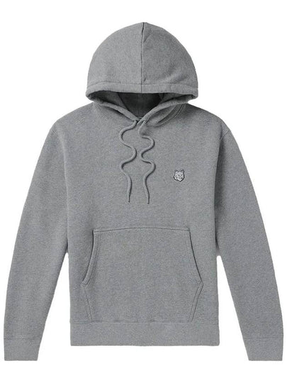 Bold Fox Head Patch Comfort Hoodie Grey - MAISON KITSUNE - BALAAN 2