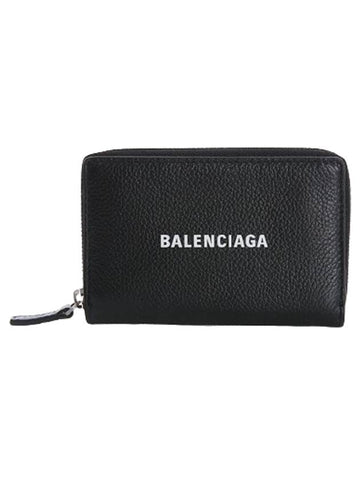 logo zipper card wallet - BALENCIAGA - BALAAN 1