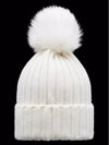 Pom Pom Merino Wool Beanie Offwhite - MONCLER - BALAAN 4