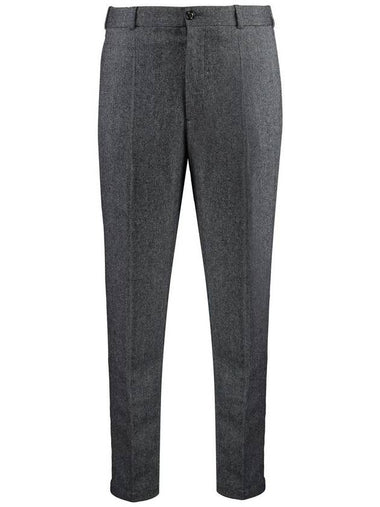 Moncler Wool Blend Trousers - MONCLER - BALAAN 1