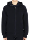 Kids logo training hood zip up jacket navy 8G00003 899PS 778 12 14A adult wearable - MONCLER - BALAAN 1