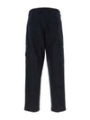 Regular Fit Cargo Cotton Canvas Straight Pants Navy - STONE ISLAND - BALAAN 3