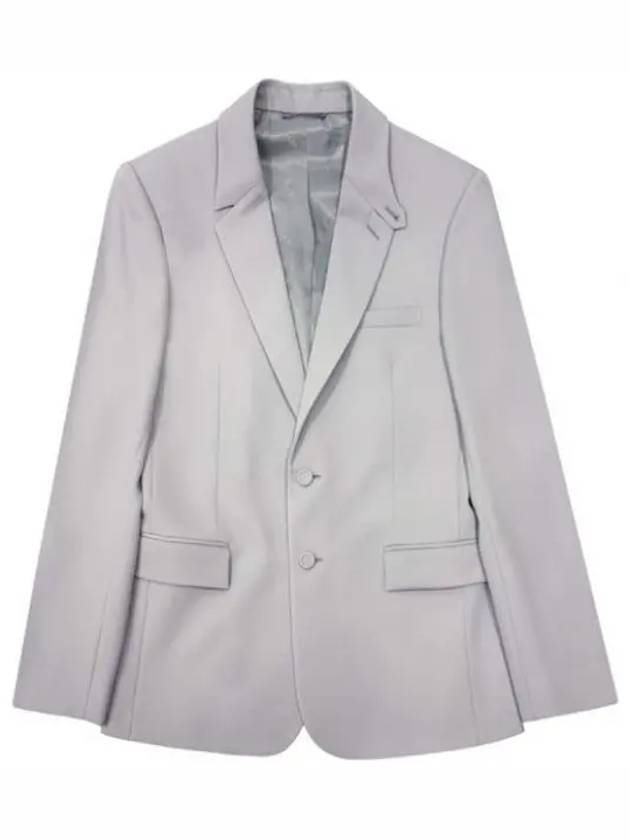 Single Wool Twill Jacket Grey - DIOR - BALAAN 2