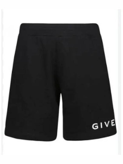 Logo Print Pocket Shorts Black - GIVENCHY - BALAAN 2