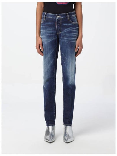 Wash Faded Skinny Cut Jeans Blue - DSQUARED2 - BALAAN 2