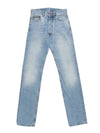 Slip Technic Regular Fit Denim Cotton Straight Jeans Blue - MAISON MARGIELA - BALAAN 1