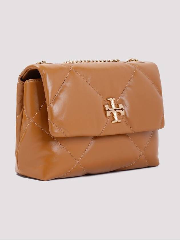 Kira Diamond Quilted Shoulder Bag Brown - TORY BURCH - BALAAN 4