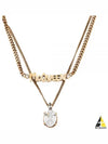 Graffiti Chain Necklace Gold - ALEXANDER MCQUEEN - BALAAN 2