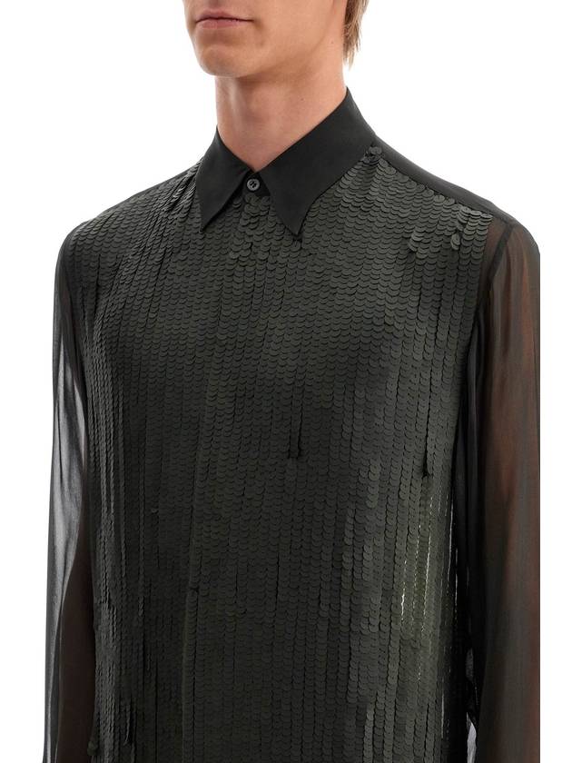 sequined shirt with - DRIES VAN NOTEN - BALAAN 4