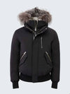 Dixon Nordic Tech Down Silver Fur Bomber Jacket Black - MACKAGE - BALAAN 2