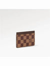 Damier Canvas Card Wallet Brown - LOUIS VUITTON - BALAAN 4