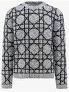 Cotton Cashmere Knit Top Grey - DIOR - BALAAN 2