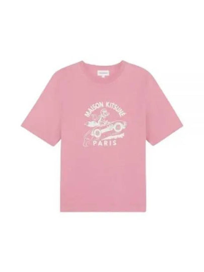 Racing Fox Comfort Short Sleeve T-Shirt Red - MAISON KITSUNE - BALAAN 2