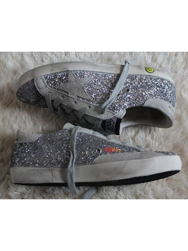 215 size kids silver glitter vintage superstar low - GOLDEN GOOSE - BALAAN 9