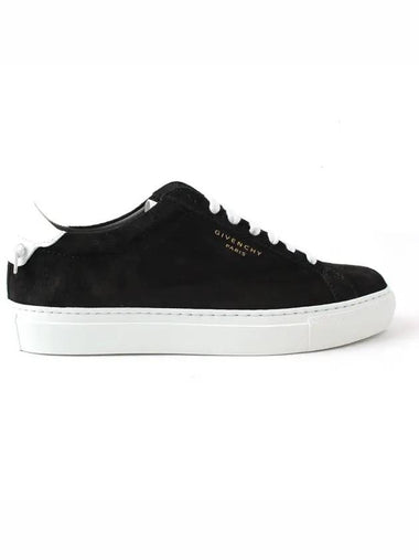 Gold Hardware Suede Low Top Sneakers Black - GIVENCHY - BALAAN 1