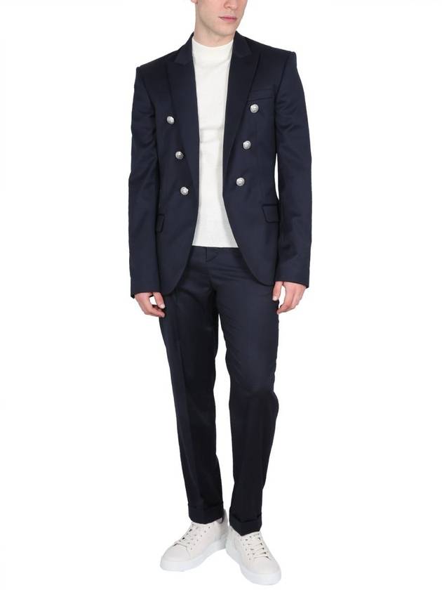 Jacket BH1SG075WB126UB Blue - BALMAIN - BALAAN 3