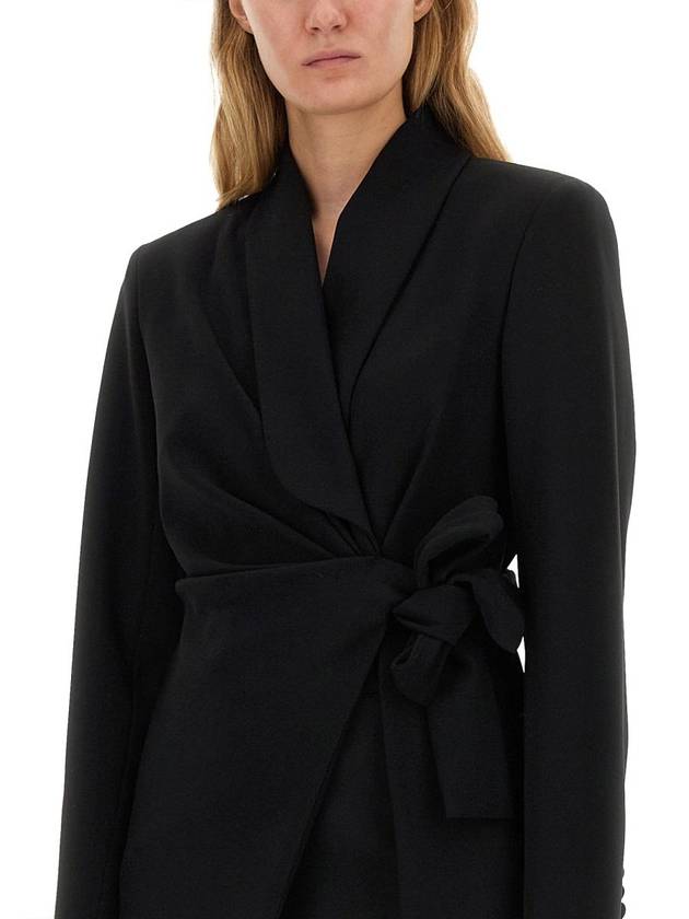 Comma Triacetate Jacket Black - MAX MARA - BALAAN 5