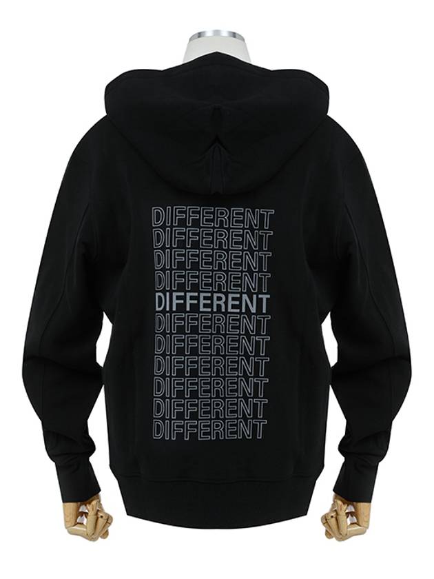 bag lettering printed hooded top black - MONCLER - BALAAN.