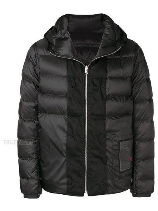 Reversible Hooded Padding Jacket Black - TEN C - BALAAN 2