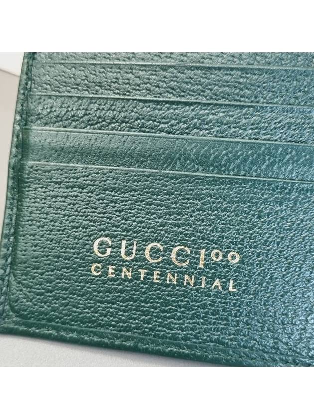 100th Anniversary GG Canvas Half Wallet - GUCCI - BALAAN 7