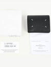 Stitch Logo Compact Bifold Half Wallet Black - MAISON MARGIELA - BALAAN 7