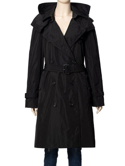 New Amberfold Trech Coat Black - BURBERRY - BALAAN 2