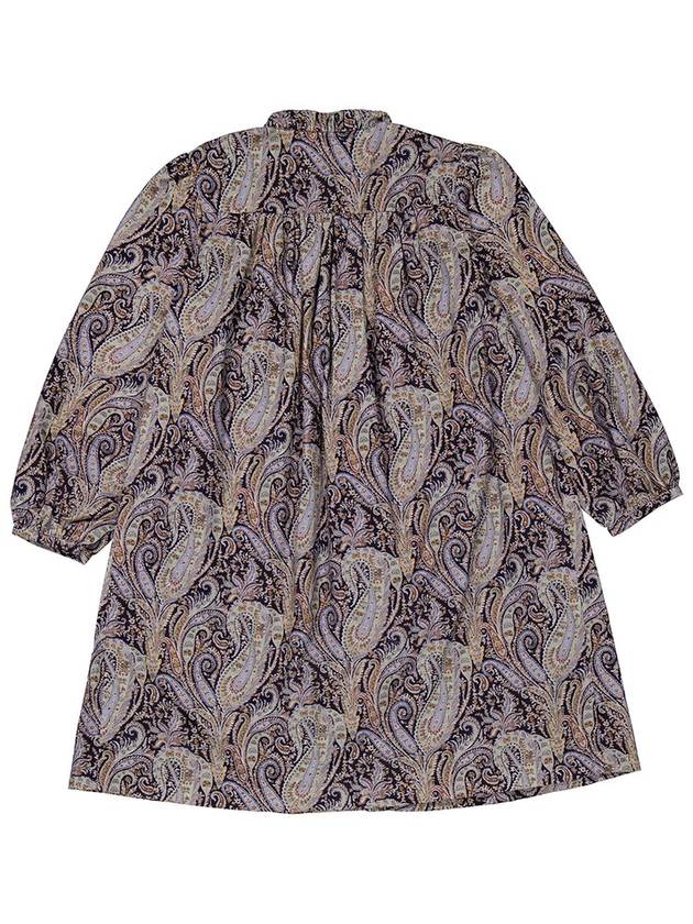 Bonpoint Girls Liberty Corduroy Paisley Print Tamsin Dress, Size 12Y - BONPOINT - BALAAN 2