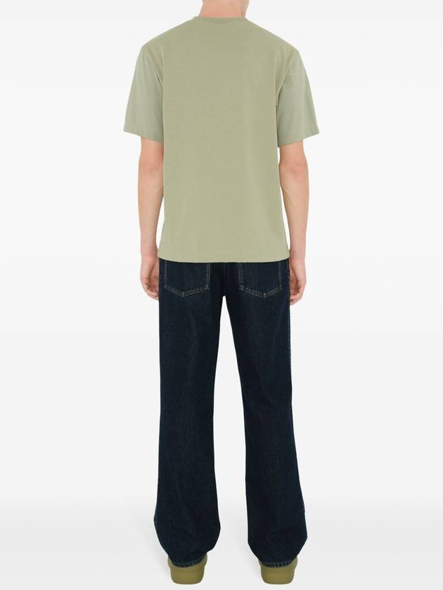 EKD Cotton Short Sleeve T-Shirt Sage Green - BURBERRY - BALAAN 5