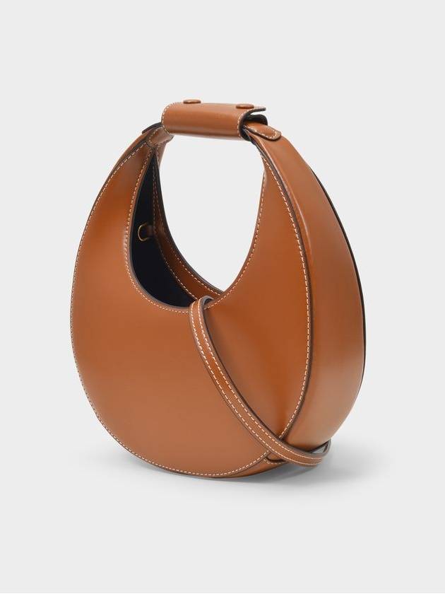 Mini Moon  Handbag - Staud - Tan - Leather - STAUD - BALAAN 2