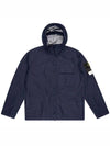 Waffen Patch Membrana Hooded Jacket Navy - STONE ISLAND - BALAAN 2