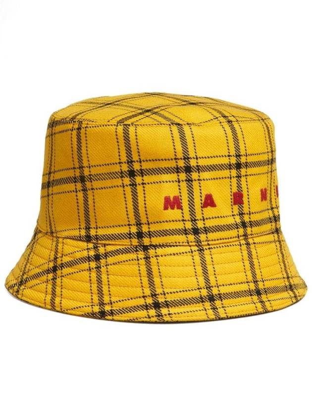 Plaid Bucket Hat CLZC0110S0UTWA04 - MARNI - BALAAN 1