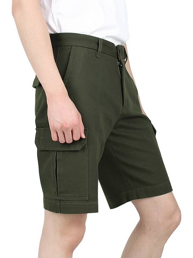 Multi Pocket Cargo Shorts Dartk Green - LORO PIANA - BALAAN 4