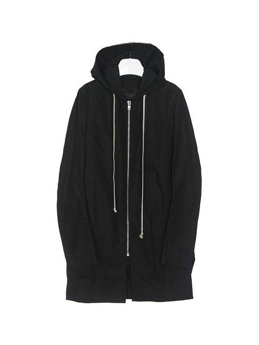 Cotton Over Hooded Jacket Black - RICK OWENS - BALAAN 1