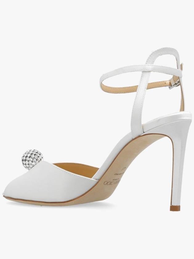 Jimmy Choo ‘Sacora’ Heeled Sandals, Women's, White - JIMMY CHOO - BALAAN 5