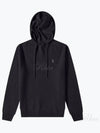 Embroidered Logo Cashmere Hoodie Navy - SPORTY & RICH - BALAAN 2