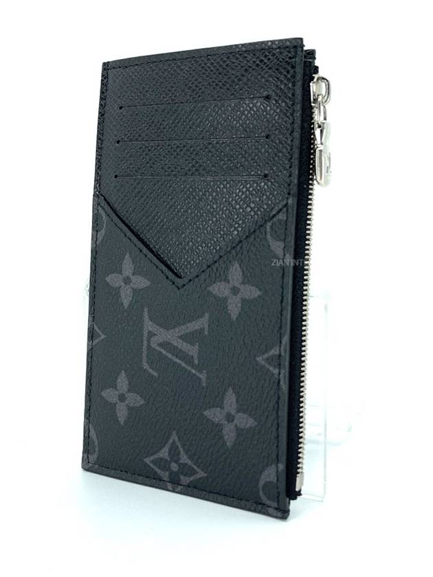 Monogram Coin Card Holder Black - LOUIS VUITTON - BALAAN 3