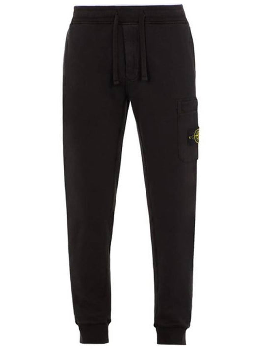 Wappen Patch Cargo Jogger Track Pants Black - STONE ISLAND - BALAAN 2