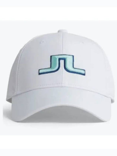 Angus Embroidered Logo Ball Cap White - J.LINDEBERG - BALAAN 2