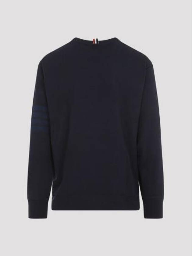 4 Bar Armband Tonal Long Sleeve T-Shirt Navy - THOM BROWNE - BALAAN 3